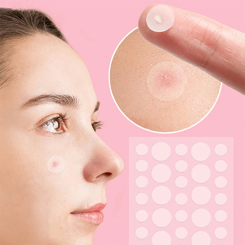 36pcs Blemish Patches Invisible Acne Dots Pimple Patches Hydrocolloid Acne Spot Patches Zit Stickers For Face