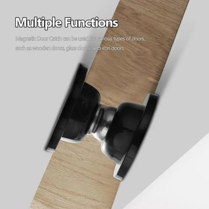 Magnetic Door Stopper Stainless Steel Door Holder Security Door Wall Protector Free-punch Door Suction Magnetic Catch Door Stops