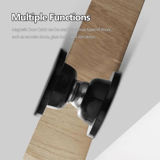 Magnetic Door Stopper Stainless Steel Door Holder Security Door Wall Protector Free-punch Door Suction Magnetic Catch Door Stops