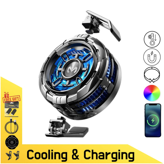 MEMO CX08, 2 in 1 Thermoelectric Phone Cooler and Wireless Charger, Semiconductor-Based, for iPhone & Android Phones