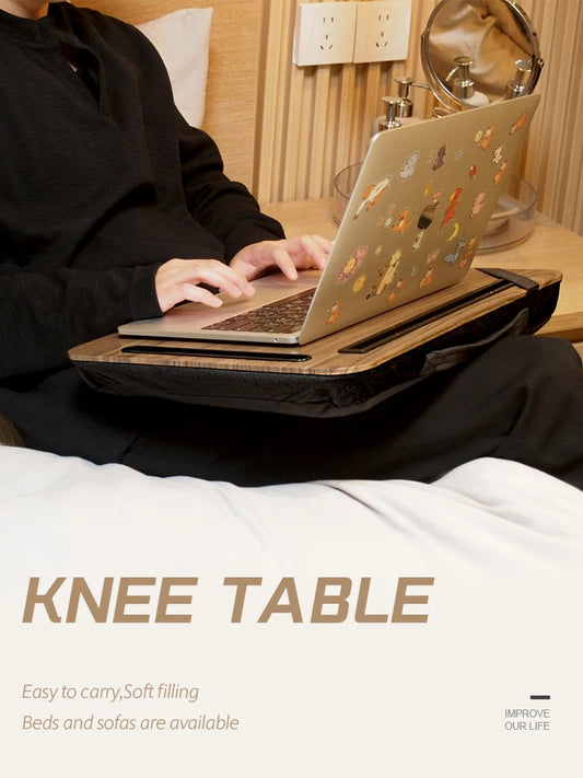 Laptop Desk Lazy Person Laptop Desk Portable With Handheld Ipad Slot Phone Slot Suitable For Bed Sofa Car