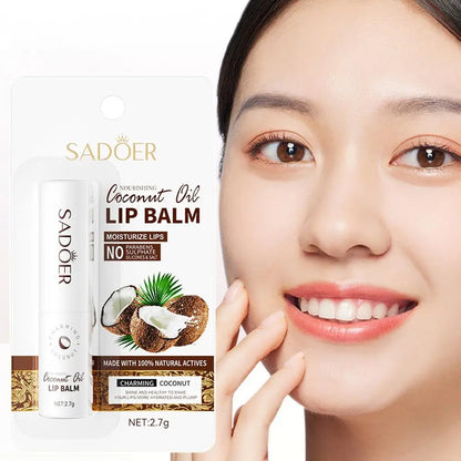 2.7g Coconut Lip Balm Lasting Nourishment And Moisture For Men And Women Daily Care Collagen Lip Balm Lip Care