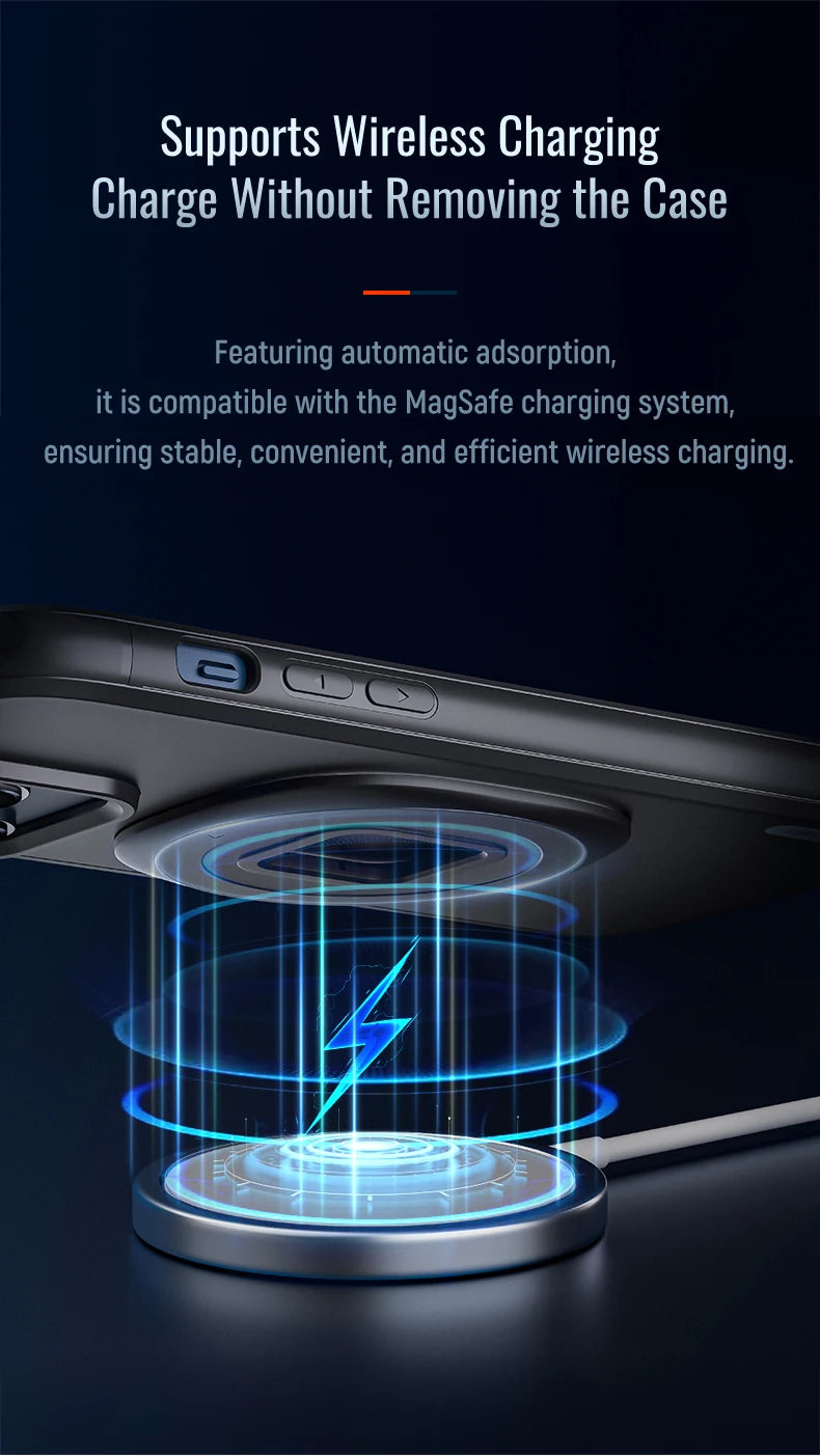 Magnetic Bike & Motorcycle Phone Mount - Universal Smartphone Holder with GPS Support, Secure Magnetic Attachment for Cycling