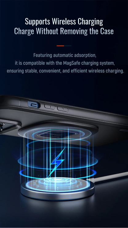 Magnetic Bike & Motorcycle Phone Mount - Universal Smartphone Holder with GPS Support, Secure Magnetic Attachment for Cycling