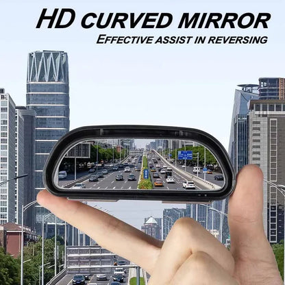 Car Mirror 360 Degree Adjustable Wide Angle Side Rear Mirrors Blind Spot Convex Mirrors for Parking Auxiliary Rear View Mirror