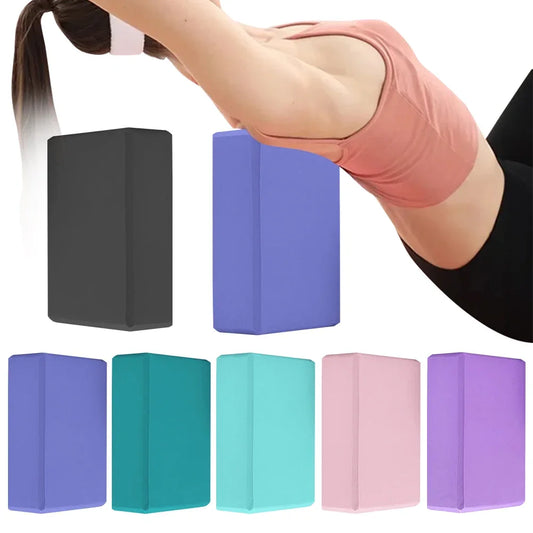 EVA Yoga Block Non-Slip Yoga Building Blocks Moisture-Proof High Density Yoga Blocks Body Shaping Yoga Blocks for Meditation