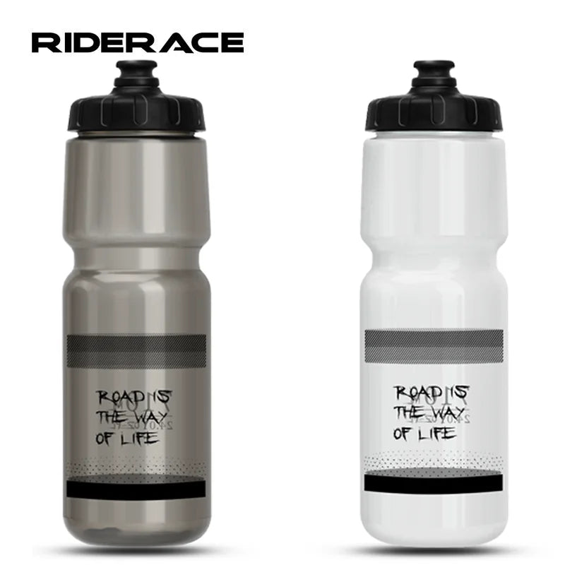 RIDERACE Bicycle Water Bottle 750ML PP5 Plastic For Outdoor Running Climbing Sports Squeeze Mug Cycling Kettle Portable Bike Cup