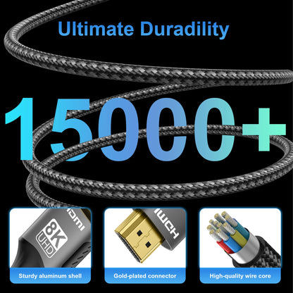 8K HDMI Cable High Speed 48Gbps HDMI 2.1 hdmi to hdmi high definition video Cable 1m 2m 3m 5m for HDTV  Monitor PS4/PS5 Xbox