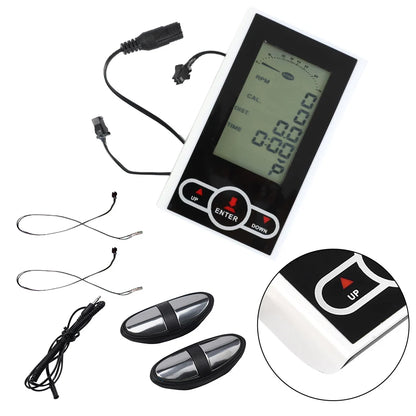 Exercise Bike Monitor Speedometer Display 137x80mm Plastic Stationary  Elliptical Trainer Cardio Equipment  Accessories