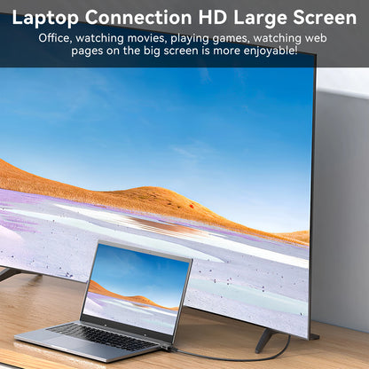 8K DisplayPort to HDMI Compatible Cable 8K@60Hz 4k@120hz DP to HDMI Adapter Display Port Video Audio for PC HDTV Projector Xbox