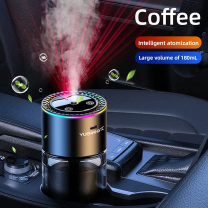 Spray Aroma Car Decorations Accessories With Aromatherapy High-End Car Air Freshener Electronic Car Fragrance Auto Deodorization