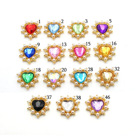 23MM fashion pearl and peach alloy accessories Diy wedding dress hair accessories invitation jewelry decorative accessories