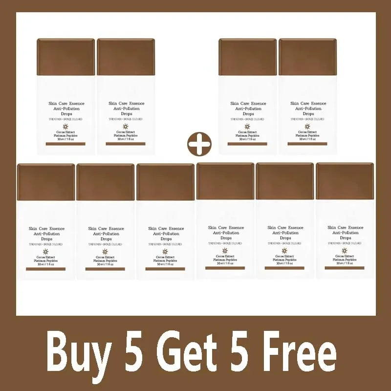 30ml Fake Tan Peptide Serums Liquid Dark Self Tanning Serum Self Tanning Essence Bronzer Drops Face Self Tanner Drops