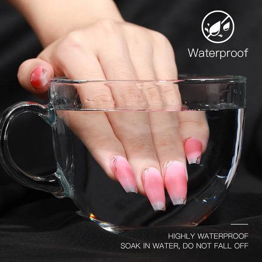 Solid Nail Glue Nail Tips Gel for Press On Nails Super Strong Nail Adhesive For Artificial Fingernail Durable And long Lasting