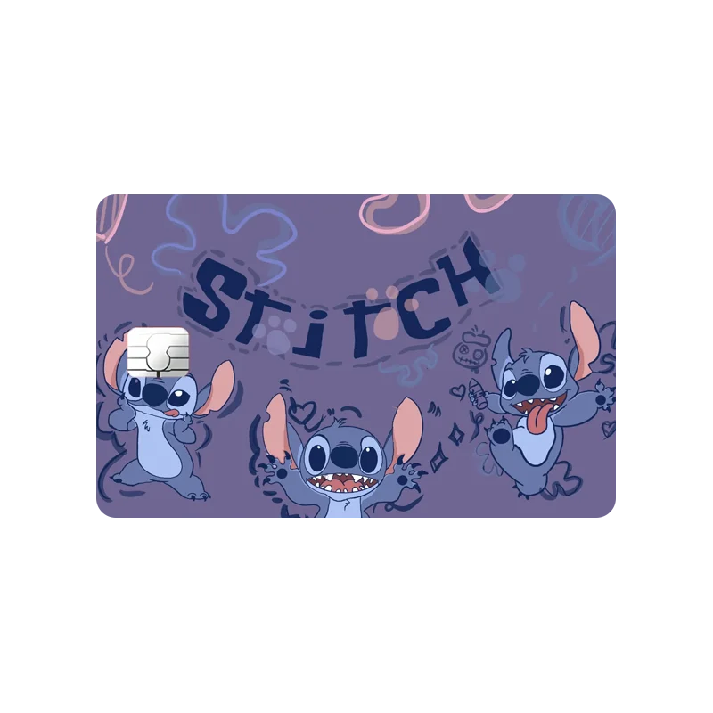 Stitch Card Sticker Kawaii Student Accessories Matte Water Proof Student Study Supplies Stationery Exquisite Patch Birthday Gift