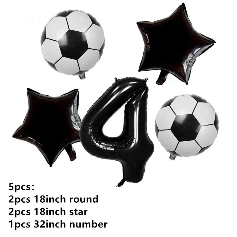 108*180cm Football Tablecloth Party Supplies Disposable Plate Tableware Party Birthday Party Decor Kids Boy Soccer Party Supplie