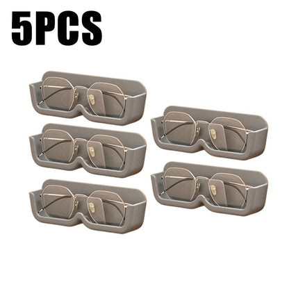 10PCS Eyeglasses Organizer Premium Sunglasses Display Case Wall Mounted No-Punch Sunglasses Organizer Home Organization