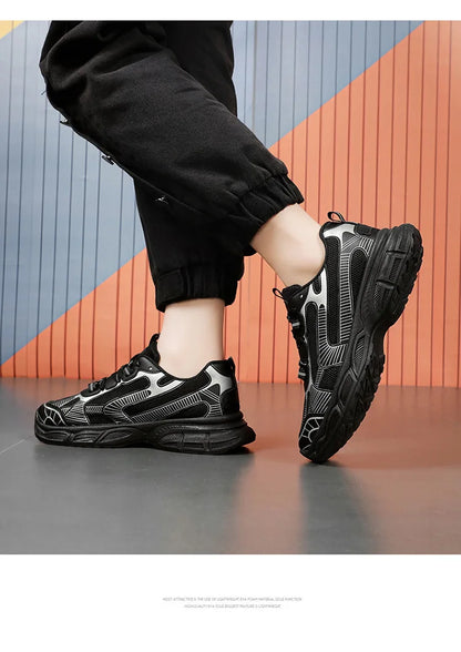 Sneakers Women Trends  Platform Shoes Lightweight Outdoor Sports Shoes Breathable Running Shoes Lace Up Casual