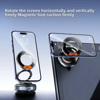Magnetic Car Phone Holder Mount Vacuum, 360-degree Rotating for Iphone 15 14 13 12 Pro Max Phone Holders & Stands