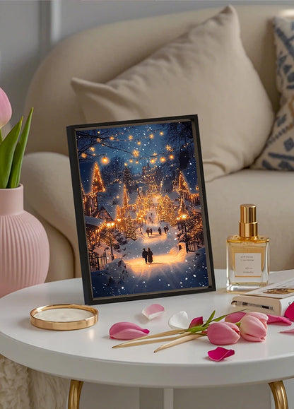 Creative Decorative Atmosphere Lamp Gift USB Powered LED Light Painting Night Light with Bluetooth Speaker Room Desk Ornaments