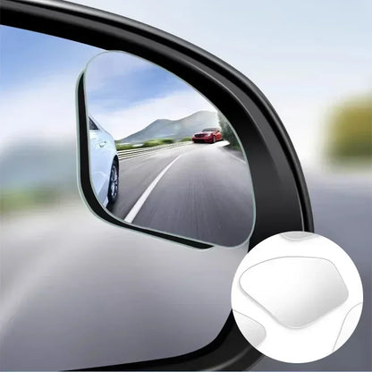 Car Blind Spot Mirror Frameless Auxiliary Rearview Mirror Auto Motorcycle Universal Wide Angle Adjustable Small Mirrors
