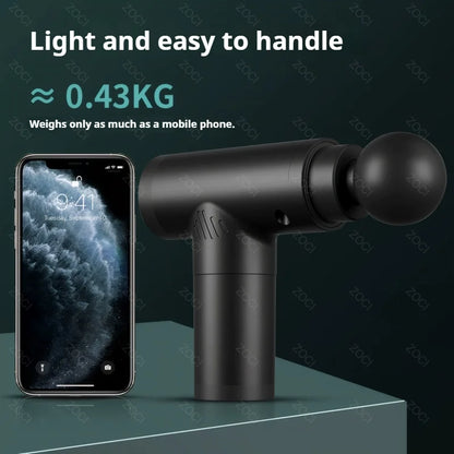 Portable Mini Fascia Gun Handheld Massage Gun Vibration Muscle Massager Deep Tissue Massager for Body Back Neck Leg Foot