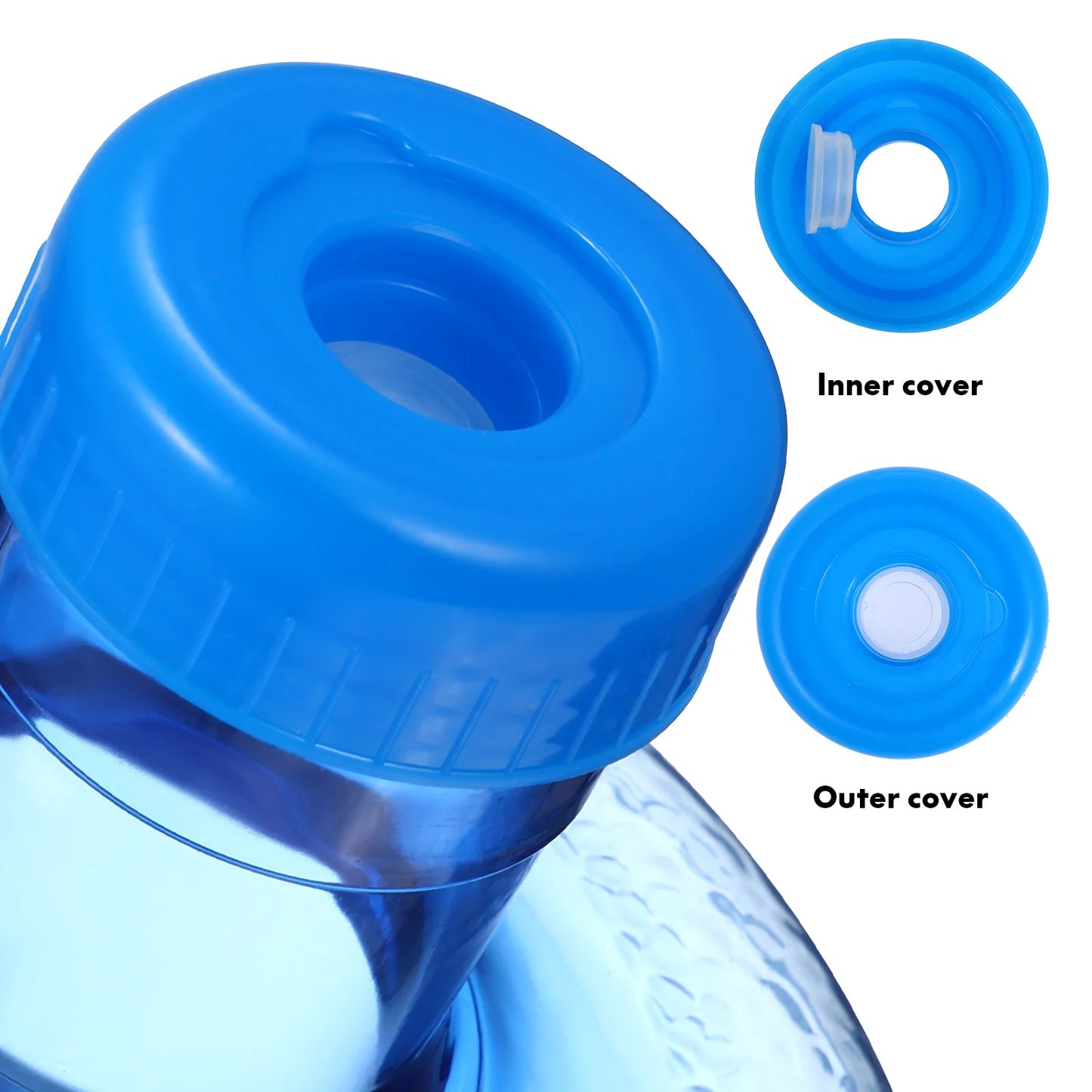 10L Durable Plastic Water Jug Portable Container For Home Outdoor Drinking Storage Carrier Pencil Bags Water Dispenser Bucket