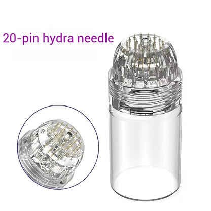 Hydra Roller 20pins Micro Titanium Needle Tips Derma Roller Skin Care Anti Aging Whitening Bottle Roller Reusable
