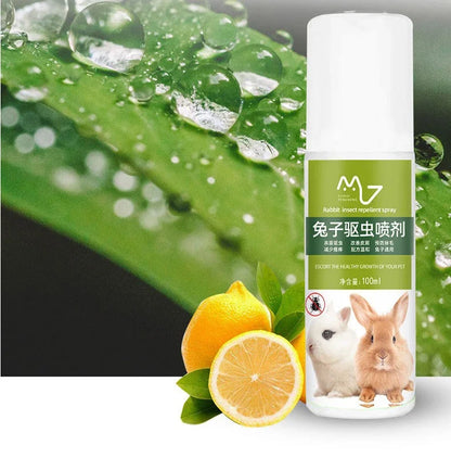 New Rabbit Supplies Complete Set Cleaning Deodorizing Pet Rabbits External Anthelmintic Spray Inhibiting Harmful Substances