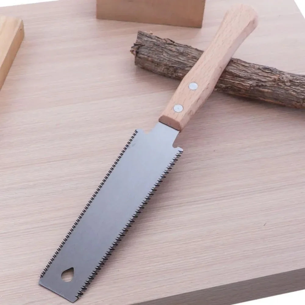 310MM Steel Saw Double Edged Japanese Pull Saw Flexible Blade Hand Saw for Woodworking Cutting Saw