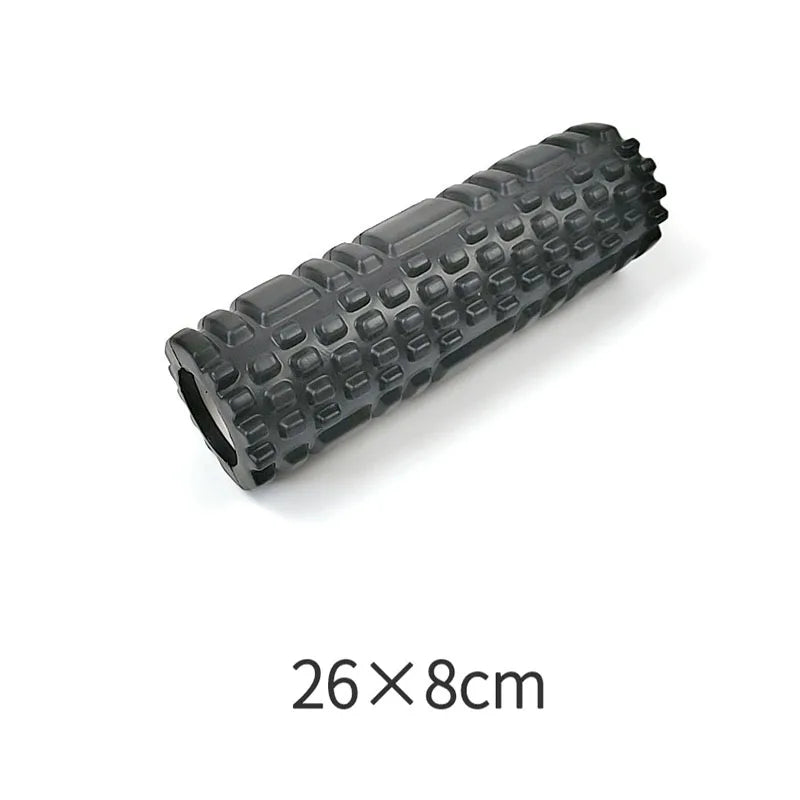 1pc Foam Massage Roller, Hollow Yoga Column Fitness Equipment for Muscle Massage, Physiotherapy and Sports Rehabilitation Rolle