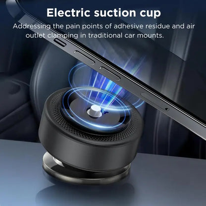 360 ° Intelligent Car Mount Mobile Phone Holder Magnetic Black Technology Universal Adsorption Bracket Vacuum Adsorption Stable