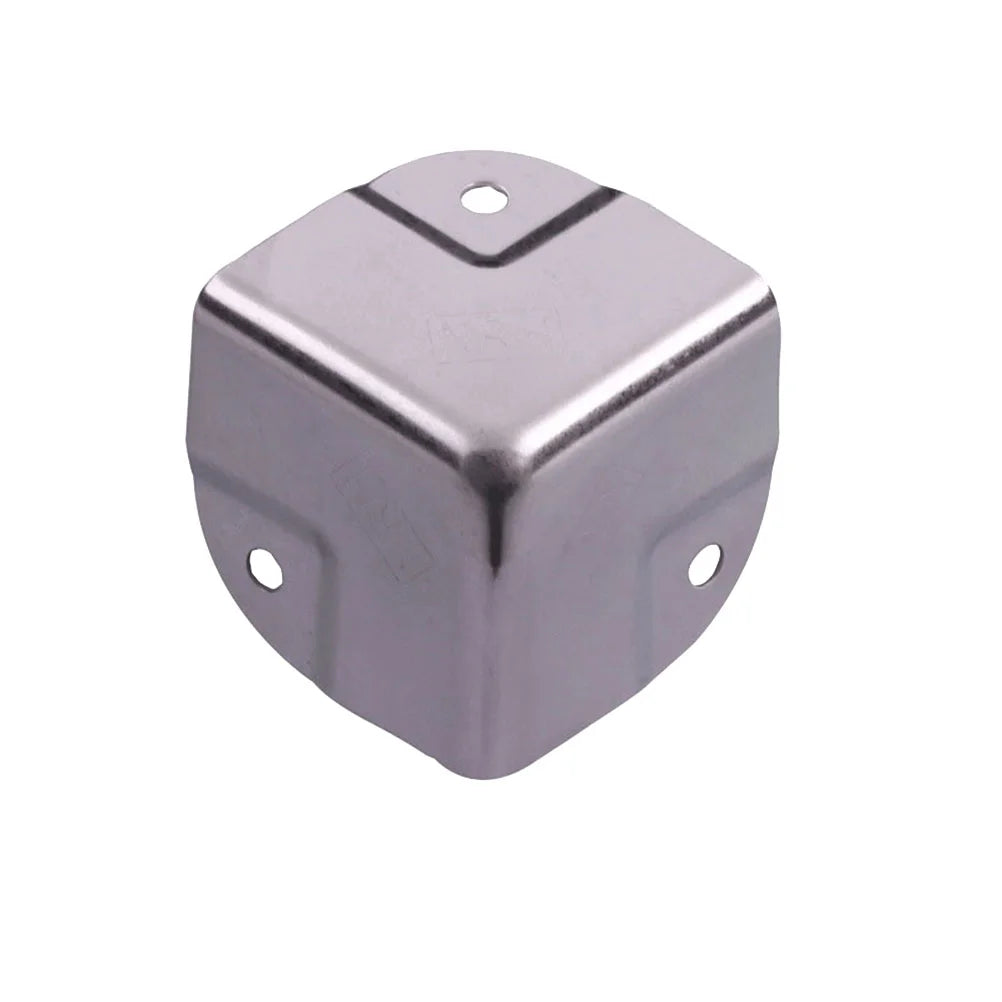 4 Pcs Stainless Steel Corner Protectors Decorative Edge Guards For Furniture Box Wrap Table Guard Hardware Brackets