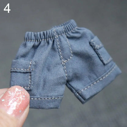 Fashion Doll Accessories For 1/11OB11 Dolls Dolls Wear Shorts Doll Clothes Doll Pocket Shorts Doll Jeans Shorts