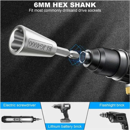 3pcs Wire Twister Tool for Drill, Wire Twister Wire Connector Wire Twisting Tool, Wire Nut Twister for Electrical Power Drill