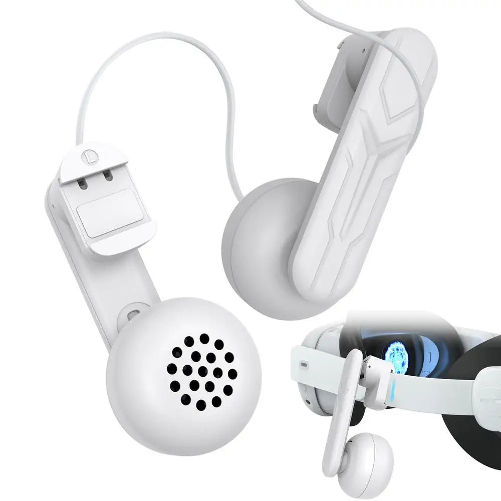 For Meta Quest 3 2 Kids VR Headset, High Definition Over-Ear VR Headsets, Comfortable Adjustable Ear Buds Use Headphones For VR