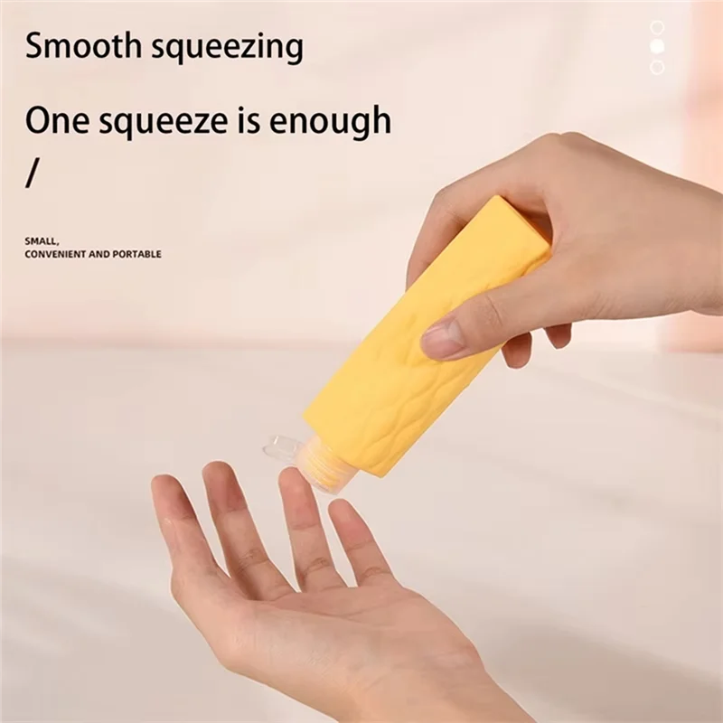 RALCA-Silicone Travel Bottles Set Leak Proof Squeezable Containers For Toiletries Shampoo Travel Essentials