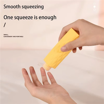 RALCA-Silicone Travel Bottles Set Leak Proof Squeezable Containers For Toiletries Shampoo Travel Essentials