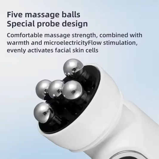 RF Facial Massage Roller EMS Face Lifting Machine Microcurrent Skin Tightening Face V-line Beauty Device Eye Roller Skin Care