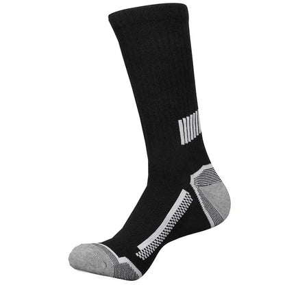 6 Pairs of MEN'S Sports Socks, Sweat Absorbing, Comfortable and Breathable, Suitable for Basketball Training and Outdoor Running