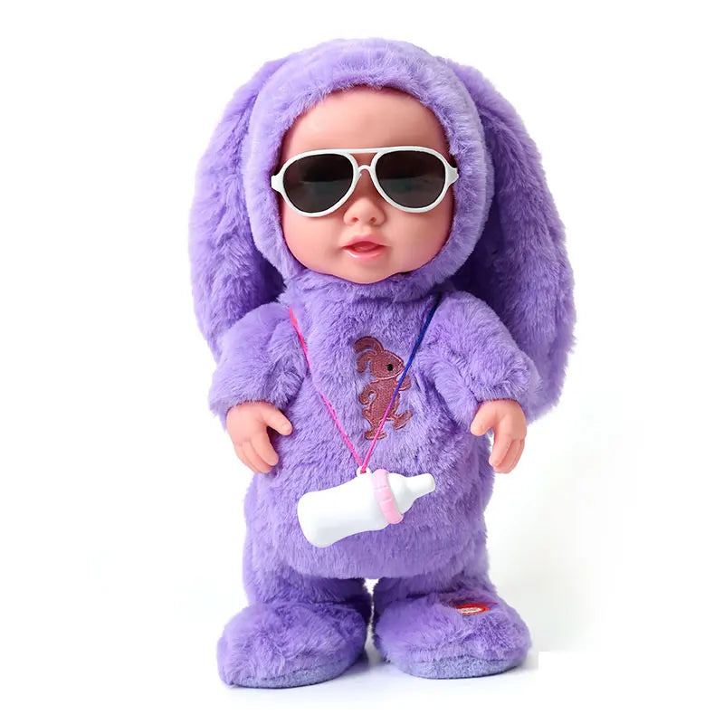 Electronic Reborn Baby Doll Toys Talk Walk Robot Doll 120 Songs Stuffed Lifelike Toddler Baby For Kids Accompany Birthday Gifts