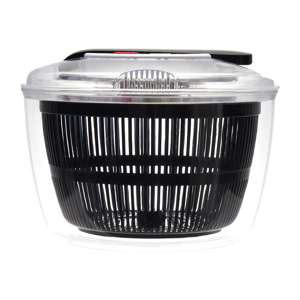 【Lifeideas】5L Salad Spinner Large Salad Sowl With Lid One-handed Easy Press Salad Spinner Washer Dryer Drainer Mixer