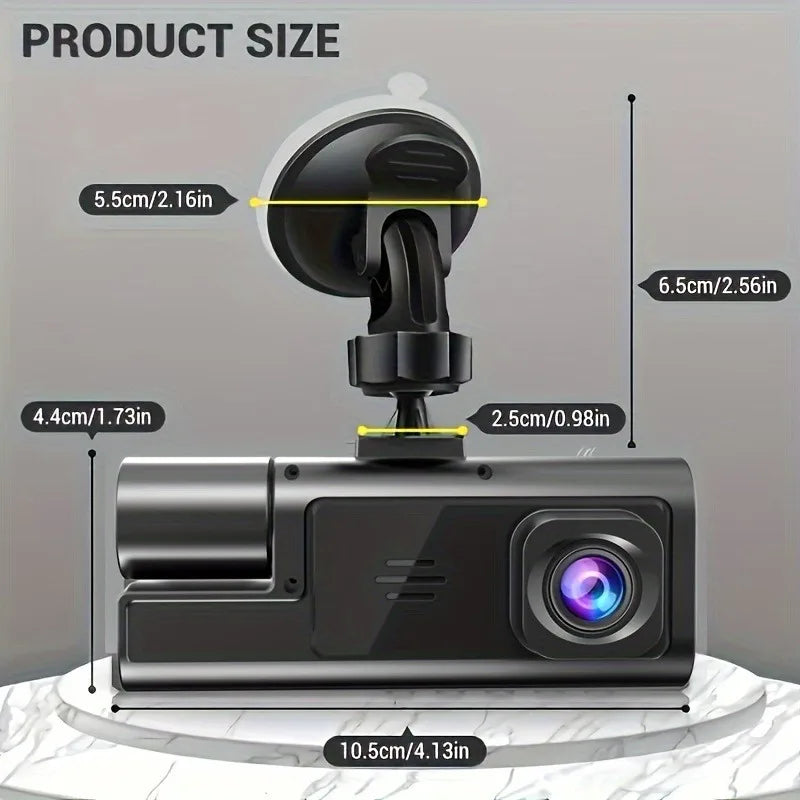 2 Camera Dash Cam For Car Camera 1080P Video Recorder  Car DVR Front Rear View Camera Night Vision Black Box Car Accessories