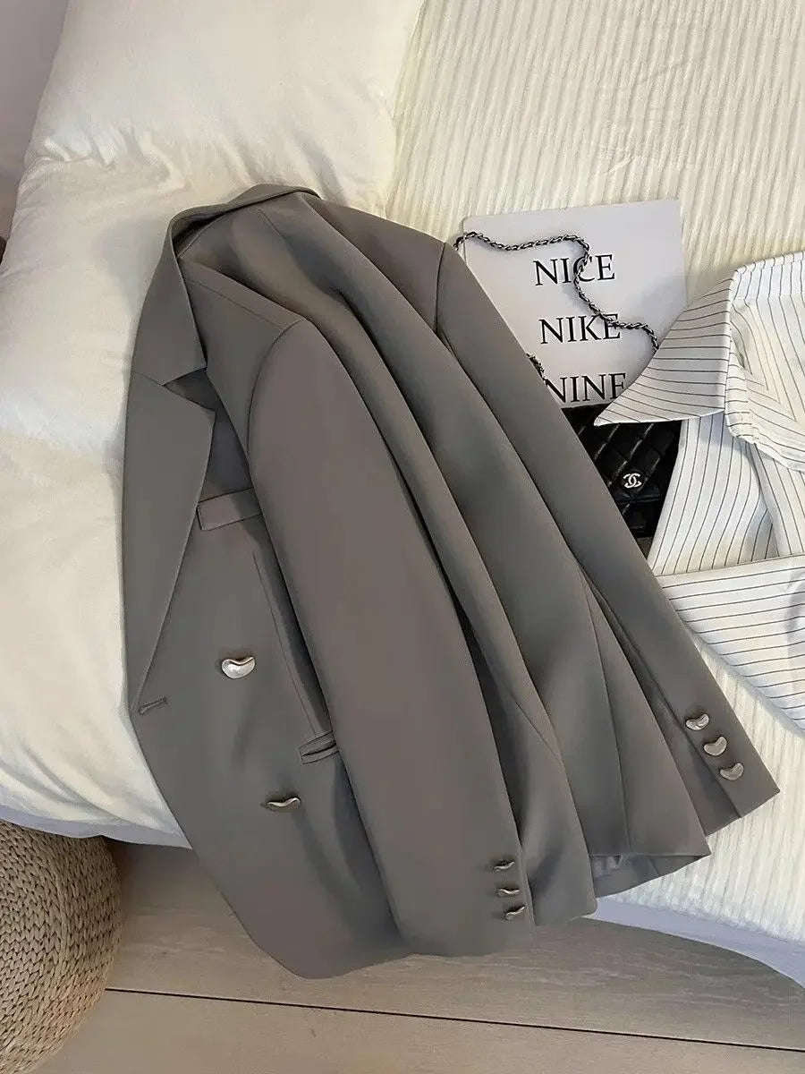 Office Wear Professional Outfits Outerwear Solid Women's Blazers Spring Autumn Female Coats and Jackets In Promotion Korean Fall