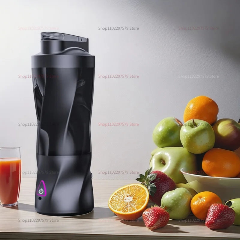 New Portable Juicer Blender USB Rechargeable 700ML Large Capacity Outdoor Fruit Mixer Smoothie Cup Travel Mixer with 4 Blades