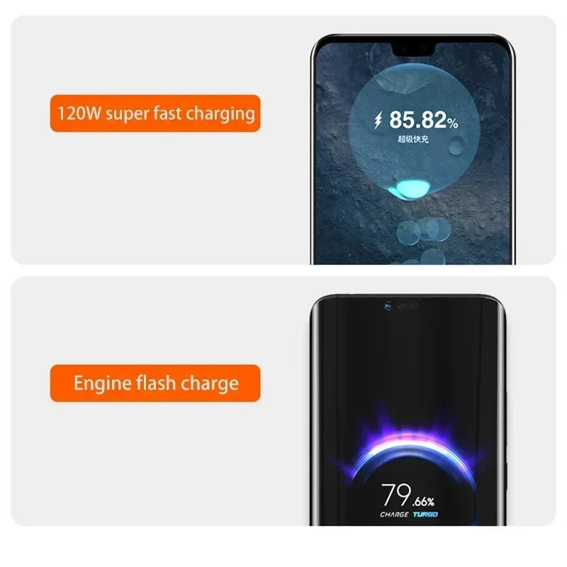 200000mAh Portable Power Bank 120W Super Fast Charging External Battery High-capacity LED Digital Display For Phone Durable