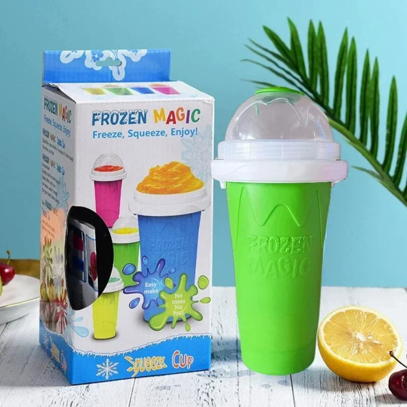 Smoothie Cups Shaking Cup Large Capacity Homemade Smoothies Juice Ice Cream Milkshake Squeeze Bottle Cooling Cup Kitchen Tools
