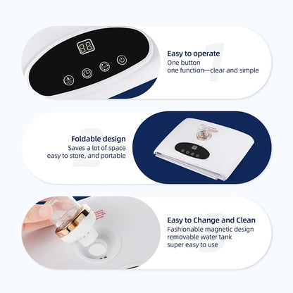 Electric Photon Facial Beauty Machine Nano Spray Hydration Skin Rejuvenation Body Care Tool