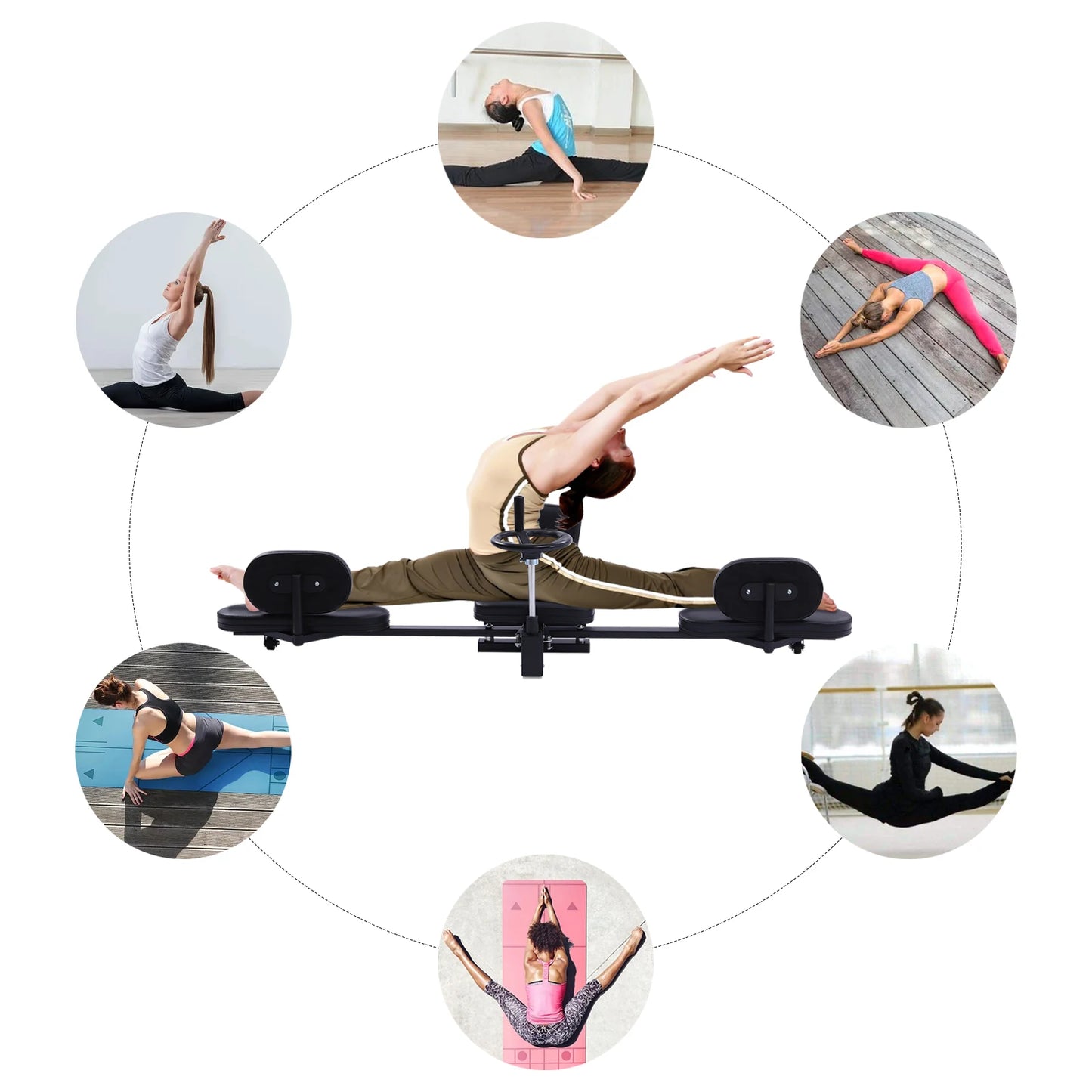 Leg Stretcher,Heavy Leg Stretcher Leg Split Machine,Flexibility Stretching Equipment Fitness Equipment