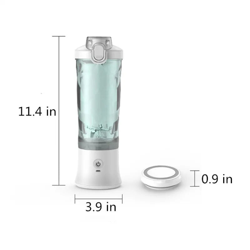 Powerful 20 oz Personal Portable Blender BPA Free USB C Rechargeable Blender with Travel Lid for Shakes Smoothies Home Travel